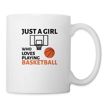Basket-ball - Mug blanc - blanc - Droite