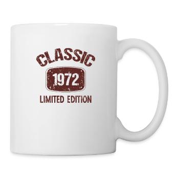 Jahrgang 1972 Birthday Geburtstag Vintage Lustige - Tasse - Weiß - Rechts