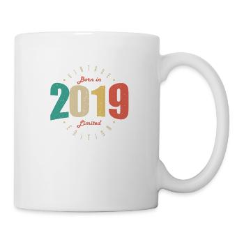 2019 Vintage Retro Anniversary Gift 2019 - Mug - white - Right