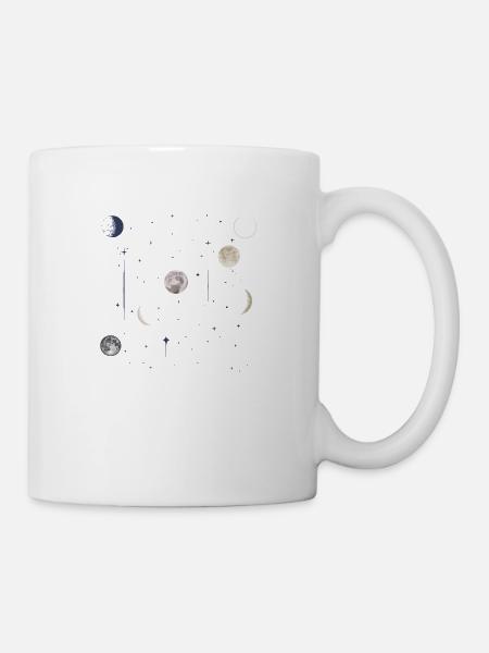 Himmelsastrologie des Mondes - Tasse - Weiß