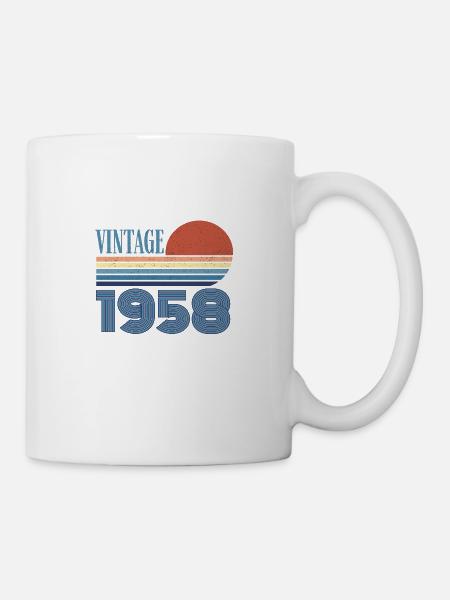 Jahrgang 1958 - Tasse - Weiß