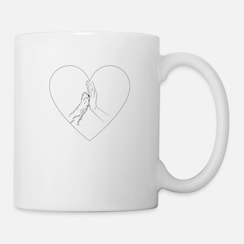 Humans and animals - Mug - white