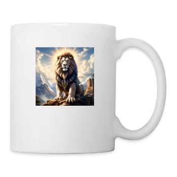 A strong Lion detailed - Mug - white - Right