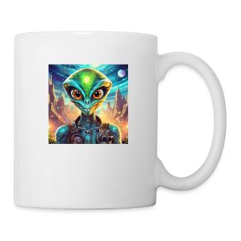 Firefly personnage drole extraterrestre 28830 - Mug blanc - blanc - Droite