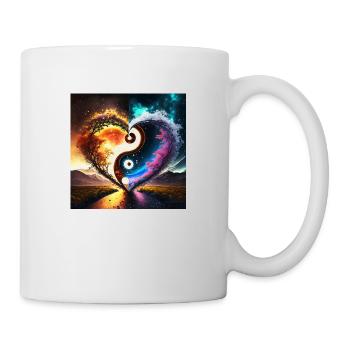 Firefly love ying yang - Mug blanc - blanc - Droite