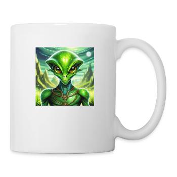 Firefly personnage extraterrestre vert lunaire - Mug blanc - blanc - Droite