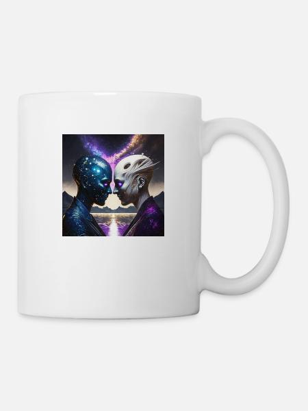 Glühwürmchen Person Ying Yang - Tasse - Weiß