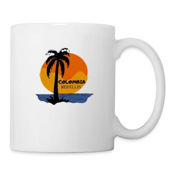 Colombie Medellín Design - Mug blanc - blanc - Droite