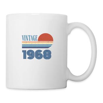 Jahrgang 1968 - Tasse - Weiß - Rechts