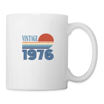 Jahrgang 1976 - Tasse - Weiß - Rechts