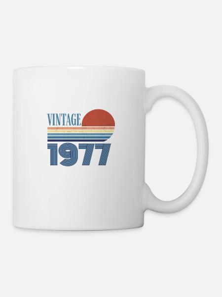vintage 1977 - Mug blanc - blanc
