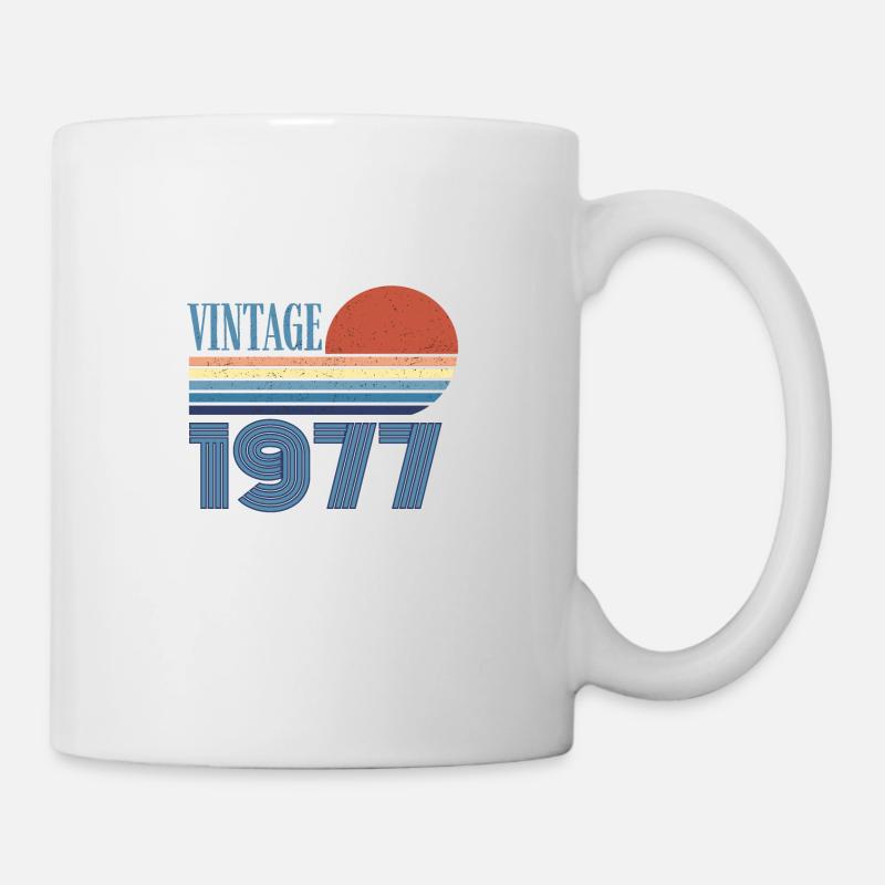 vintage 1977 - Mug blanc - blanc