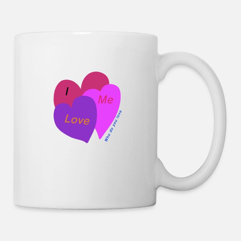 Liebe mich - Tasse - Weiß