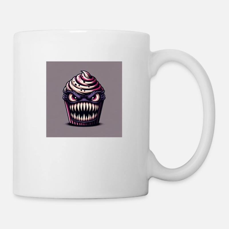 Angry Cupcake - Mug - white