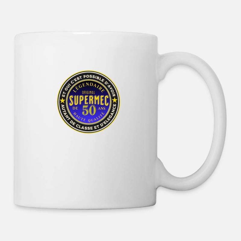 ANNIVERSAIRES DROLES 50 ANS - Mug blanc - blanc