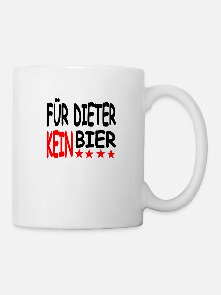 Bier - Tasse - Weiß