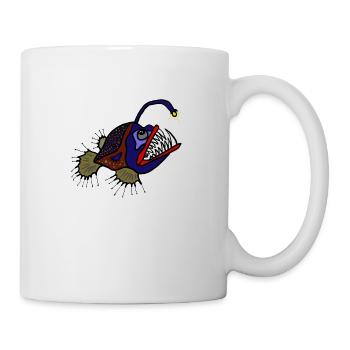 Anglerfisch - Tasse - Weiß - Rechts