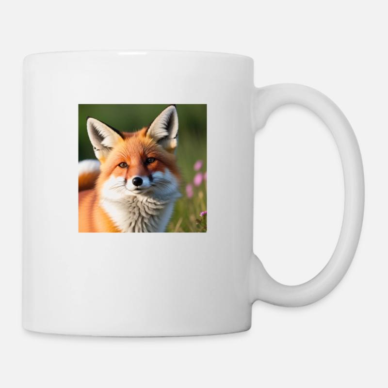 schlauer Fuchs - Tasse - Weiß
