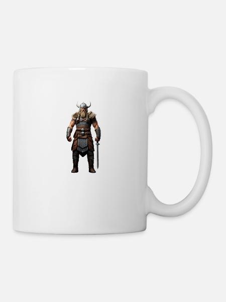 Wikinger Krieger Walhalla - Tasse - Weiß