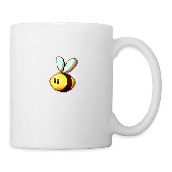 Abeille Insect Mignone Rétro - Mug blanc - blanc - Droite
