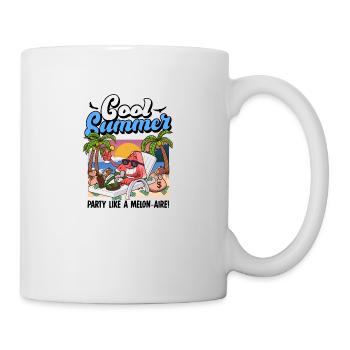 Cool Cartoon Summer Watermelon - Mug - white - Right