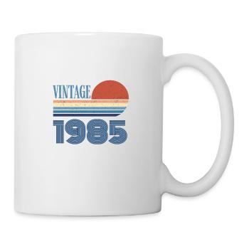 Jahrgang 1985 - Tasse - Weiß - Rechts