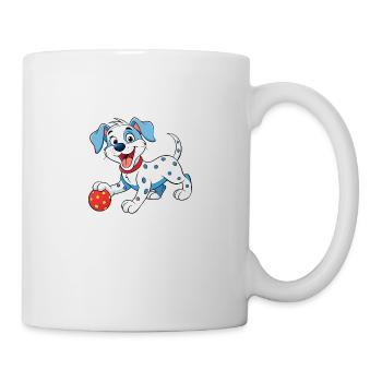 Happy Dalmatian Playing Ball - Mug - white - Right