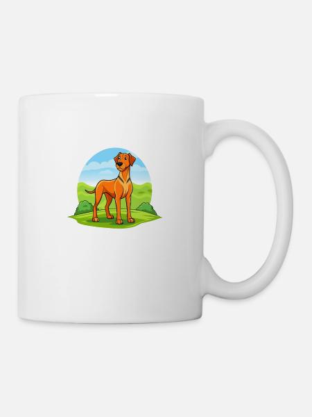 Ridgeback rhodésien royal à Savannah - Mug blanc - blanc