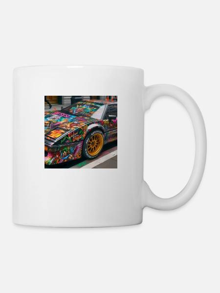 80s Cars 1 - Tasse - Weiß