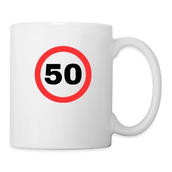 50 - Tasse - Weiß - Rechts