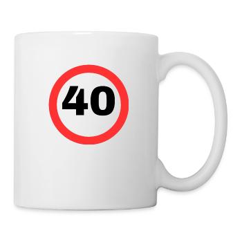 40 - Tasse - Weiß - Rechts