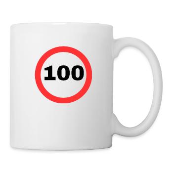 100 - Tasse - Weiß - Rechts