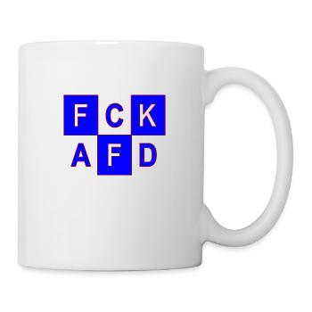 FCK AFD - Tasse - Weiß - Rechts