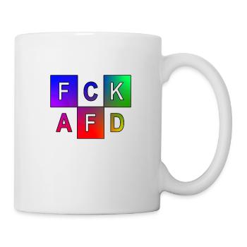 FCK AFD - Tasse - Weiß - Rechts