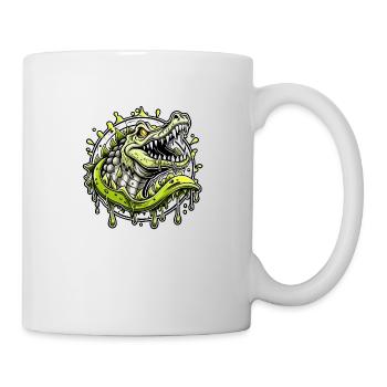 crocodile - Tasse - Weiß - Rechts
