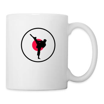 karate japan - Tasse - Weiß - Rechts