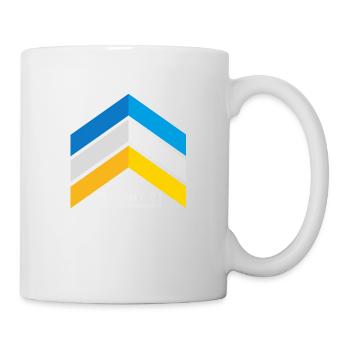Down-Syndrom Drei-Chromosomen-Pfeile Bewusstsein - Tasse - Weiß - Rechts