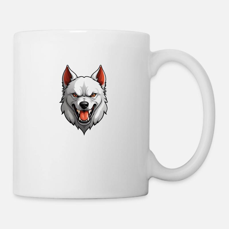 Hund Böse - Tasse - Weiß