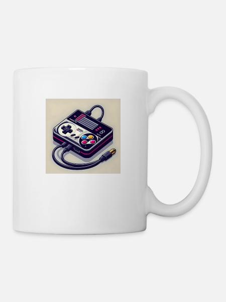 Joystick 12 - Tasse - Weiß