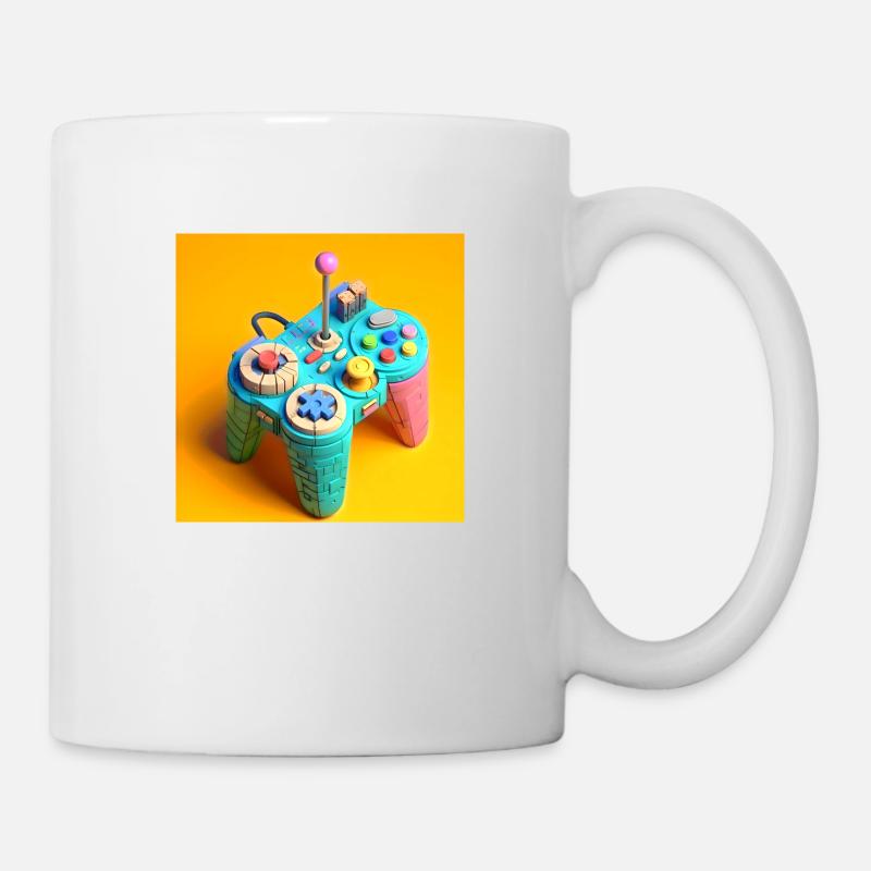 Joystick 11 - Tasse - Weiß