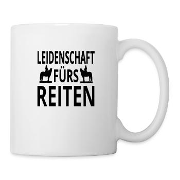 Reiten - Tasse - Weiß - Rechts
