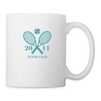 2011 tennis club - Mug blanc - blanc - Droite