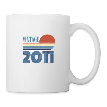 Jahrgang 2011 - Tasse - Weiß - Rechts