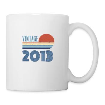 Jahrgang 2013 - Tasse - Weiß - Rechts