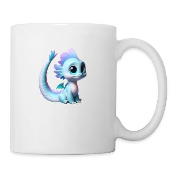 Curious Baby Dragon - Mug - white - Right