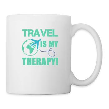 travel therapy 1 - Tasse - Weiß - Rechts