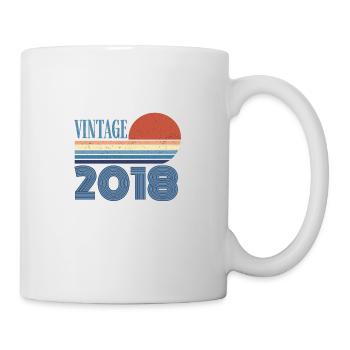 Jahrgang 2018 - Tasse - Weiß - Rechts