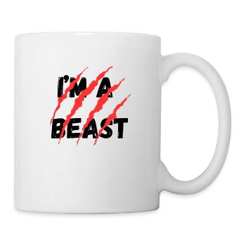 IM A BEAST - Tasse - Weiß - Rechts