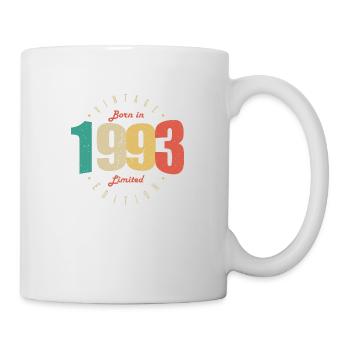 1993 Vintage Anniversaire Rétro Cadeau 1993 - Mug blanc - blanc - Droite