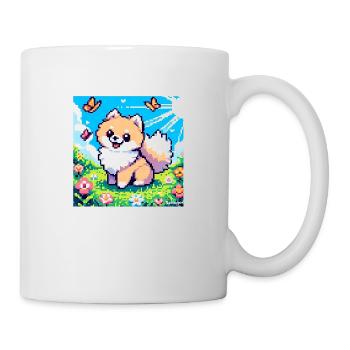 Pixel Pom - Mug - white - Right
